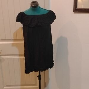 Mossimo Supply Co. Black Off-Shoulder Mini Dress